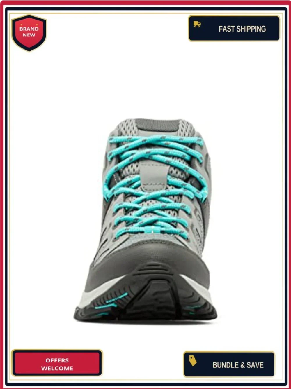 Columbia Women's Lace-Up Hiking Shoes Waterproof Winter Boots Omni-Tech